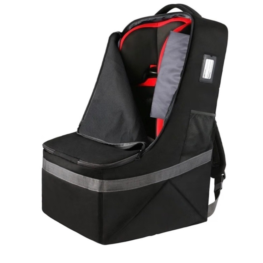 YOREPEK Car Seat Travel Bag Backpack Black Water Resistant Padded Carrier